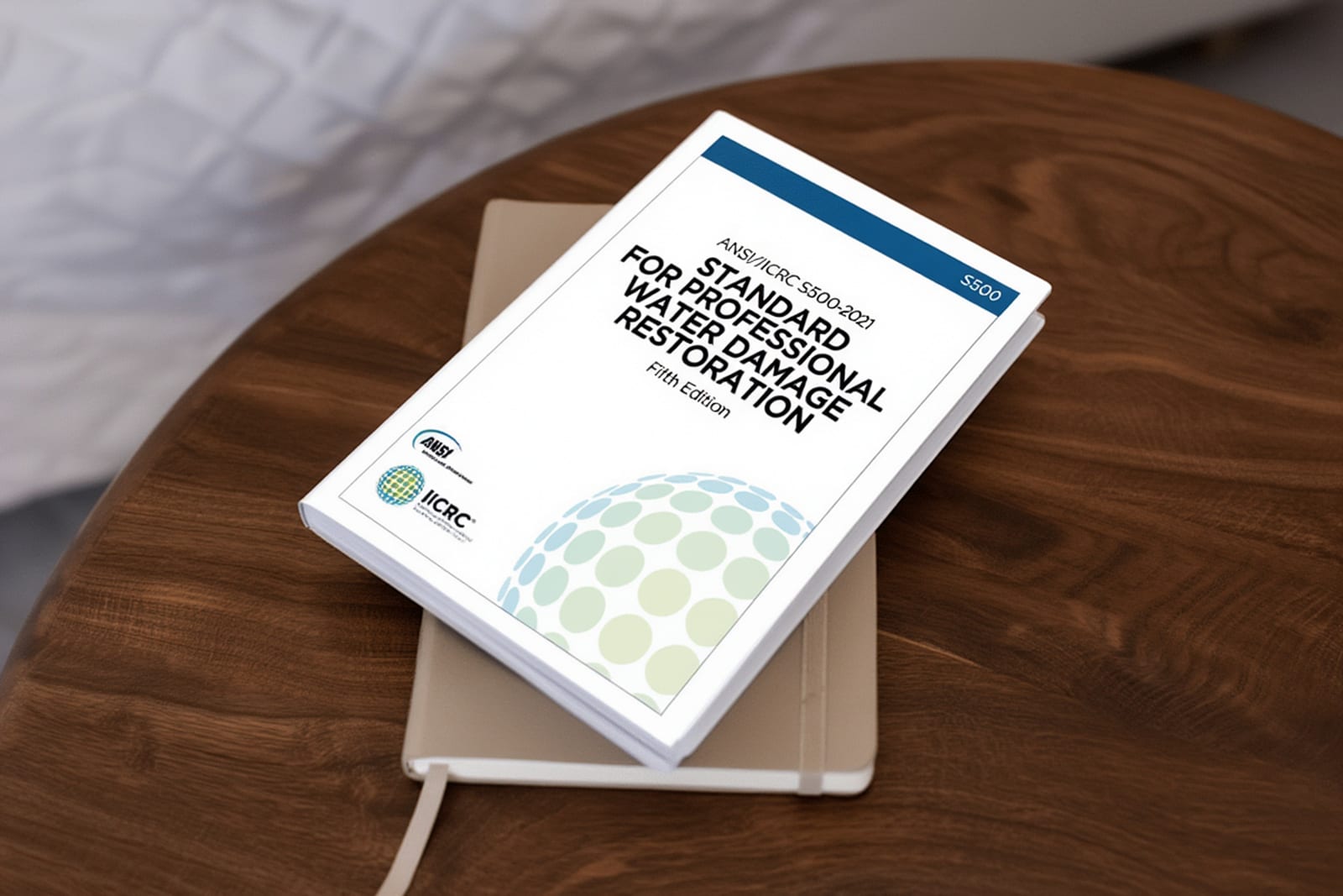 IICRC-certified Resolute Water Damage Austin technician monitoring dehumidifier readings during structural drying