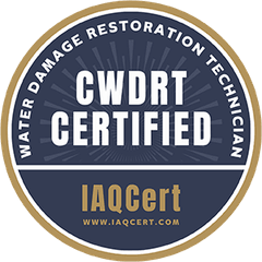 CWDRT Certified — Water Damage Restoration Technician